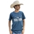 Camiseta Masculina Texas Farm Azul Petroleo-CM406