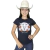 T-shirt Power Country Azul Marinho Boi