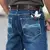 Calça Best Rodeio Masculina Bordada Azul - S704 na internet