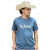 Camiseta Masculina Texas Farm Azul Petroleo- CM258