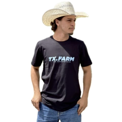 Camiseta Masculina Texas Farm Preto CM354
