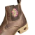 Botina Mr Western Feminina Com Bordados Em Rosa - comprar online