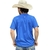 Camiseta Masculina Texas Farm Azul CM354 - comprar online