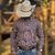 Camisa Masculina Slin Austin Western ML- Vinho