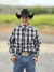 Camisa Masculina Sibra Country M/L Preto 10001