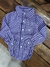 Body Baby Moiadeiros Infantil M/L Xadrez Lilas L14