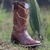 BOTA TEXANA MADE IN LIDA FOSSIL TABACO-B36 ROPER CAFÉ