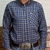 Camisa Flanelada Life Western Masculina Xadrez - Azul