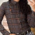Camisa Flanelada Life Western Feminina- Chumbo