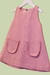 Vestido Bolso Frufru Rosa Sarja na internet