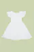 Vestido Curto com Amarração e Manga com Babados - comprar online