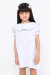 Vestido Gola Redonda Cor:Vichy Lilas - comprar online
