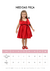 Vestido de Festa Laço Vermelho