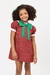 Vestido Tricoline Xadrez com Laço na internet