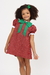 Vestido Tricoline Xadrez com Laço
