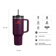 Vaso Stanley Quencher 1.18 Lts plum - comprar online