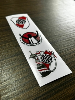 Plancha de sticker river - comprar online