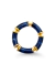 Pulseira Tubo em Resina Azul Banhada a Ouro 18k -  Lu Portella Acessórios | Acessórios Sofisticados | Semijoias de Luxo 