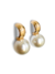 Brinco de Pérola Dourado - comprar online