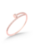 Bracelete Prego Cravejado em Zircônia Banho em Ouro Rosê Gold - comprar online