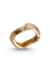 Bracelete Metálico Design Ondulado Dourado - Moda Lu Portella | Acessórios Sofisticados | Semijoias de Luxo 