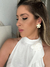 Brinco Redondo Chapa Martelada Banhado a ouro 18k Tam M