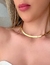 Choker Aro Liso Minimalista Banhada a ouro 18k 5MM - comprar online