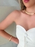 Choker Aro Liso Minimalista Banhada a ouro 18k 5MM - Moda Lu Portella | Acessórios Sofisticados | Semijoias de Luxo 