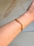 Bracelete Delicado Fios Dourados Com Zircônia Banhado a ouro 18k