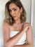 Colar de Pedra Natural Opala do Mar Banhado a Ouro 18k - comprar online