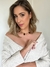 Colar de Pedra Natural Olho de Tigre Banhado a Ouro 18k - comprar online