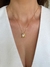 Colar Pingente Caracol com Pedra Natural Opala do Mar Banhado a Ouro 18k - comprar online