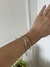 Bracelete Geométrico Fino Minimalista Prata na internet