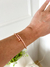 Bracelete Prego Cravejado em Zircônia Banho em Ouro Rosê Gold na internet