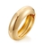Bracelete liso abaulado banhado a ouro 18k - comprar online