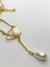Colar de Pedra Natural Madrepérola com Pingente de Pérola Shell Banhado a Ouro 18k - Moda Lu Portella | Acessórios Sofisticados | Semijoias de Luxo 