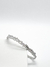 Bracelete Riviera Baguete 4 mm Banho em Ródio e Zircônia