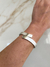 Bracelete Minimalista Ponta Dupla Prata - comprar online