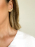 Ear Cuff Folhas Douradas Banhado a Ouro 18k