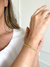 Pulseira Lacraia Achatada 4mm Banhado a Ouro 18k - comprar online