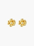 Brinco flor de Camelia Banhado a Ouro 18k - comprar online