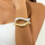 Bracelete Design Ondulado Orgânico em Metal