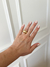 Anel Abaulado Banhado a ouro 18k - comprar online