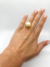 Anel Pérola com Borda Dourada Ajustável Banhado a Ouro 18k - comprar online