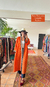 KIMONO SEDA IKAT NARANJA