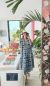 KAFTAN TROPICAL INDIGO - comprar en línea