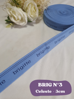 ELÁSTICO CINTURA 3CM DE ANCHO - BRIG N°3 CELESTE