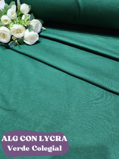 ALG CON LYCRA VERDE COLEGIAL