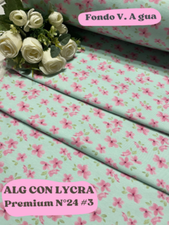 ALG ESTAMPADO PREMIUM N°24 #3 VERDE AGUA - comprar online