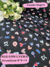ALG ESTAMPADO PREMIUM N°09 #4 NEGRO